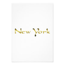 New York Custom Invite
