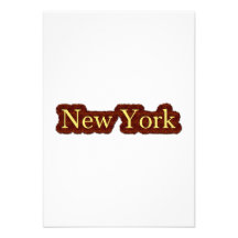 New York Custom Invite
