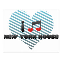New York hus Vykort
