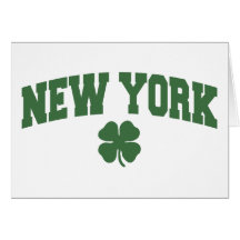 New York (irländsk Shamrock) Kort