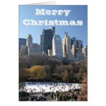 NEW YORK JUL HÄLSNINGSKORT