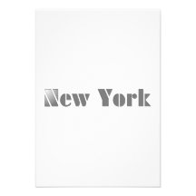 New York Personalized Announcement