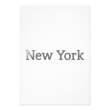New York Personalized Invite