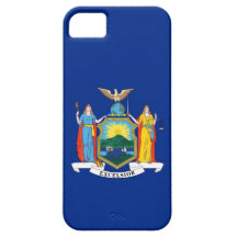 New York statlig flagga iPhone 5 Hud