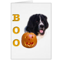 Newfoundland (landseer) Halloween bu Hälsnings Kort