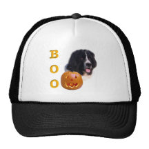 Newfoundland (landseer) Halloween bu Mesh Kepsar