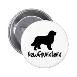 Newfoundland med kall text pins