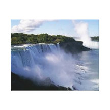 Niagra nedgångar slogg in kanfas sträckta canvas tryck