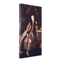 Nicolas de Largilliere - guldsmed och handelsresan Sträckt Canvastryck