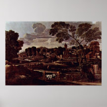 Nicolas Poussin - begravningen av Phocus Affischer