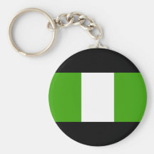 Nigeria flagga nyckel ring