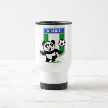 Nigeria fotbollPanda Kaffe Mugg