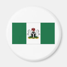 Nigeria presidentflagga magneter