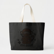 Ninja apa! Med Shurikens hänga lös Tote Bag