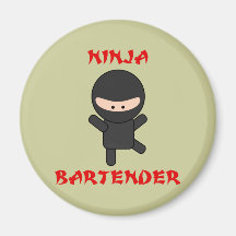 Ninja Bartenderslätt Magnet För Kylskåp