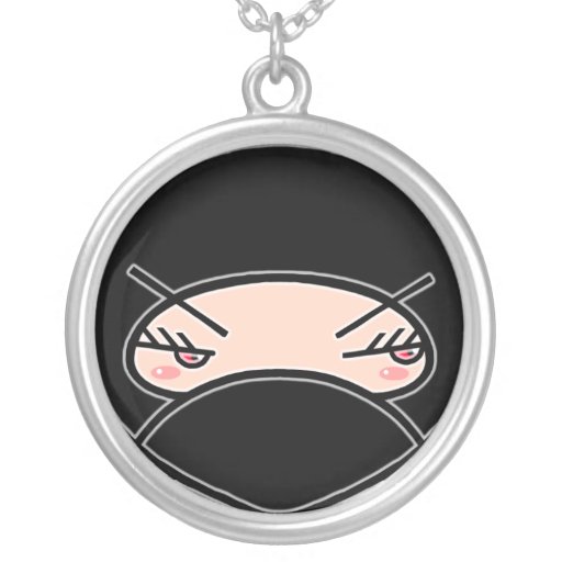 Ninja flickaansikte! RundaNinjadorables halsband