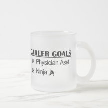 Ninja karriärmål - läkare Asst Kaffe Koppar