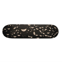 Ninja med exponeringsglas anpassad skate board