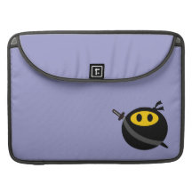 Ninja smiley face sleeve for MacBooks