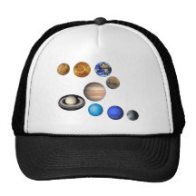 Nio planet i det sol- systemet mesh kepsar
