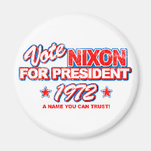Nixon val 1972 magnet för kylskåp