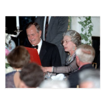 No.20 HM drottning Elizabeth II, president George  Vykort