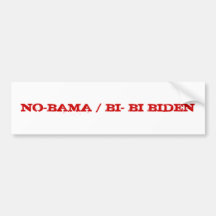 NO-BAMA/skräddarsy BIBI BIDEN - Bildekaler