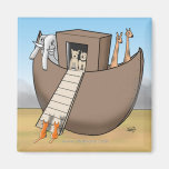 Noahs ark - inga tillåtna katter kylskåps magneter