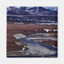 Noatak flod - antennen beskådar magneter