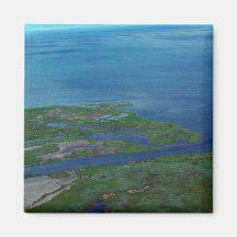 Noatak floddelta - antennen beskådar kylskåpsnagnet