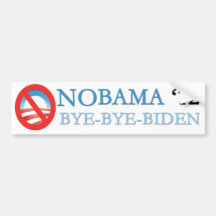 NOBAMA BYE-BYE-BIDEN '12 BILDEKALER