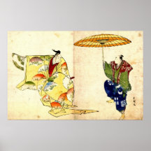 Noh dansare 1822 affisch
