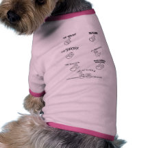 NÖJE KARTLÄGGER för hundar Djur Tee Shirt