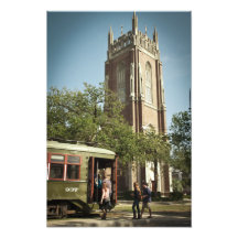NOLA Streetcar Konstfoto