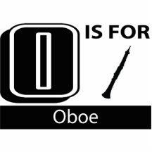 Nollan är för Oboe Acrylic Cut Out