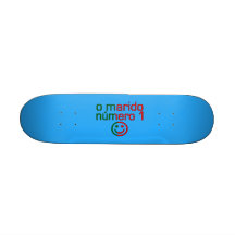 Nollan Marido Número 1 - numrera 1 make i portugis Skateboard Deck