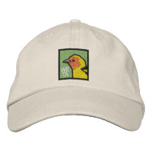 (Non-bedrövad) western Tanager, Broderade Baseball Kepsar