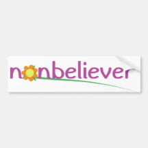 Nonbeliever Bildekal