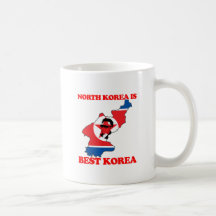 Nordkorea är bäst Korea Kaffe Koppar