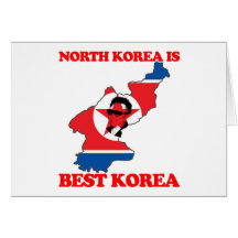 Nordkorea är bäst Korea Kort
