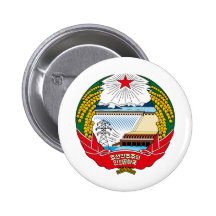 Nordkorea vapensköld knappar