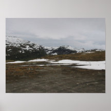 Norge berg print