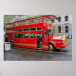 Norge Bergen, turist- buss Posters