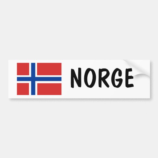 Norge Bildekal