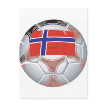 Norge fotboll vykort