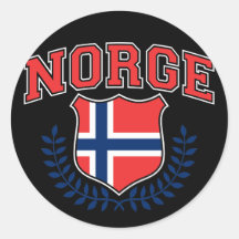 Norge Klistermärke