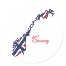 Norge klistermärke