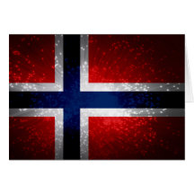 Norge; norske hälsningskort