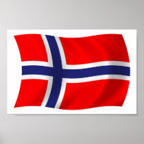 Norge sjunker affischtrycket