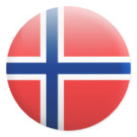 Norge sjunker runda klistermärken